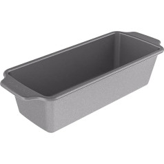 KitchenAid Bakeware Aluminised Steel Aluminised Steel PFAS-Free 27 x 11 cm Loaf panna kūkām, maizei, gaļas maizei, droša saldētavā, droša cepeškrāsnī līdz 230 °C, paredzēta mazgāšanai trauku mazgājamā mašīnā, pelēka