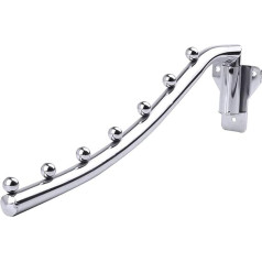 180° Rotating Stainless Steel Clothes Hooks Wall Coat Rack Clothes Rack Clothes Rack Clothes Rack Clothes Hanger Clothes Rack Clothes Rack Clothes Hanger Clothes Rack Clothes Hanger Clothes Hanger with 7 Hooks