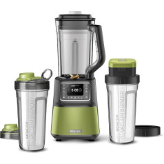 SENCOR 7871GR SBU 7870GG Automatic Vacuum Super Blender, 1500 Watt, Smoothie, 8 Titanium Blades, 7 Programmes, Green, Plastic