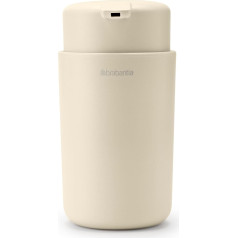 Brabantia - Renew Seifenspender 250 ml - Tropffreier Pumpmechanismus - Einfaches Nachfüllen - Abnehmbare Halterung - Korrosionsbeständig - Stilvolles Accessoire für das Badezimmer - Soft Beige