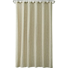 SKL Home Dušas aizkars Davidson Natural Stripe Shower Curtain by Saturday Knight Ltd