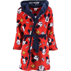 Disney Mickey Mouse Boys Bathrobe Silts un mīksts māju mētelis Bathrobe zēniem Mickey Mouse halāts izmēri no 3 līdz 8 gadiem