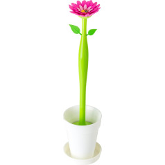 VIGAR Flower Power - tualetes birstes komplekts, plastmasas, 12 x 12 x 48,5 cm, daudzkrāsains