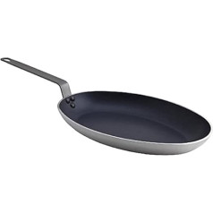 Genware nev-fhp36ns Ovāla zivju panna Teflon Plus 36cm