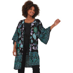 Joe Browns Damen Leichter Winter Blumenbordüre Kimono