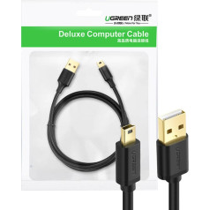 Cable USB 2.0 UGREEN 10355B, male, mini USB, 1m