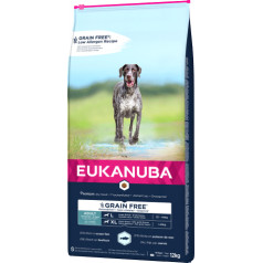 Eukanuba Dry food for dogs - Eukanuba ADULT LARGE GRAIN FREE OCEAN FISH, 12 kg