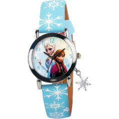 Joy Toy Mädchen Analog Quarz Uhr mit Leder Armband 78021