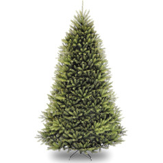 National Tree Company 8ft Green Dunhill Fir mākslīgā Ziemassvētku egle ar statīvu