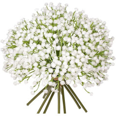 Gypsophila Mākslīgās puķes Gypsophila Mākslīgās puķes, piemēram, īstas mākslīgās zaru pušķi kāzu pusei Mājas dekori Pack of 10