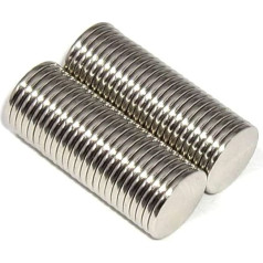 50 lieliski Neodym-Disc Magnete (10 x 1 mm) Power Magnet veikalā