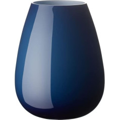 Villeroy und Boch Drop Große Vase Midnight Sky, 22,8 cm, stikls, melns