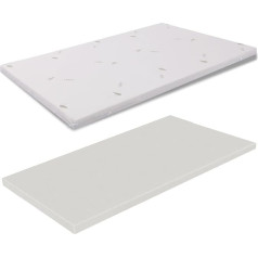 miasuite i sogni italiani Topper aus Memory Foam 130x200 - Höhe 5 cm, Abziehba, Aloe Vera, Medizinprodukt