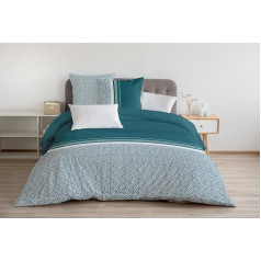 Home Linge Passion 3 daļu gultasveļas komplekts 220 x 240 cm, 100 % kokvilna, 57 diegu skaits, Tilt Fir Celadon (HP-62558)