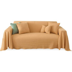 PETCUTE Throw Couch Bedspread Daudzfunkcionāls dīvāns Throw Dekoratīvs krēsls Gobelēns pārklājs Mājas apdare Audums Oranžs 90 x 90 cm