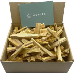 MYVIBE Palo Santo vīraks 1 kg - meditācijas vīraks no Peru - dabīgs, svēts vīraks tīrīšanas rituāliem un mājas svētīšanai