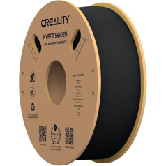 Creality Hyper PLA filaments 3D printeriem, 1,75 mm 3D printēšanas filaments, 1 kg kartona spole, izmēru precizitāte +/- 0,03 mm, piemērots vairumam FDM 3D printeru (sarkans)