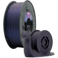 Winkle PLA HD filaments 1,75 mm, zils, ar traucējumiem, 3D drukāšanai, spole 1000 kg