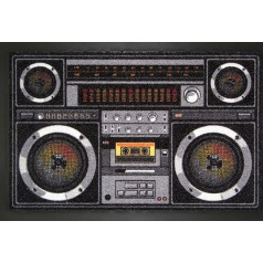 empireposter GhettoBlaster - Fußmatte, Größe: Gateris: 60 x 40 cm, Materiāls: polipropilēns