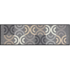 Salonloewe Borrby City-chic Durvju paklājs Mazgājams 030 x 100 cm Durvju paklājs Apavu stāvvieta Skrejceļš Slim Pattern Design Dirt Trapper Mat