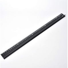 Socobeta Alumīnija sakausējuma mērinstruments griešanas lineāls DIY ražošanai (L tipa 45 cm)