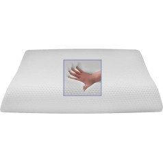 Viskoelastiskais spilvens Viskoelastiskais kakla spilvens Viskoelastiskais kakla atbalsta spilvens Viskoelastiskais viļņu spilvens 80 x 40 x 11 cm ar uzgaļiem Memory Foam miega spilvens Mīksts spilvens