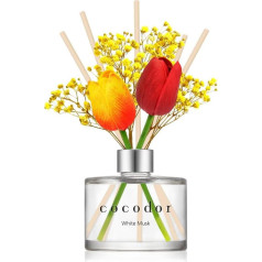 Cocodor Tulip Diffuser 200 ml baltais muskuss