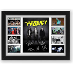 The Prodigy Plakāts Druck, limitierte Auflage, Autogramm, Fan-Geschenk, Sammlerstück, Fanartikel (gerahmt, A4 (30 x 21 cm)