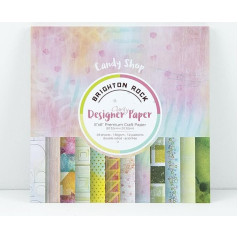 Claritystamp 20,3 x 20,3 cm Hintergrundpapier - Brighton Rock