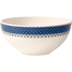 Villeroy und Boch Casale Blu Schüssel, 24 cm, Premium Porzellan, Weiß/Blau