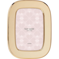 Kate Spade New York South Street Oval Photo Frame, 4x6 collas, zelta, metāla, zelta, 0.8 LB