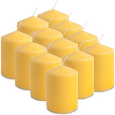 MGE Scented Candle Aromaterapijas svece - 12 x aromātiskās sveces - 12 aromātisko sveču komplekts - 12 dāvanu komplekts - Citrusaugļi