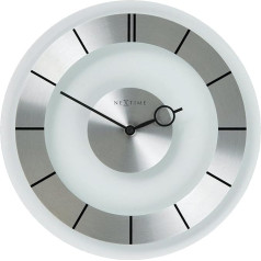 NeXtime NT2790 Retro Wanduhren, Metall und Kunststoff, stikls, Ø 31 cm