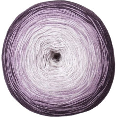 Woolly Hugs Farbverlaufsgarn Bobbel Cotton Violett (farbe 22), 200 g, Ca 800 m