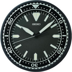 Seiko QXA791K Sienas pulkstenis plastmasas melns