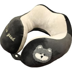 Atmiņas putu ceļojumu spilvens Bērnu kakla spilvens Cute Animal Shape Neck Pillow Headrest Baby Travel Sleeping Pillow, suns