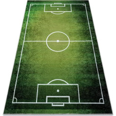 paklāji Junior 51307.803 Bērnu paklājs Futbola laukums neslīdošs 80 x 150 cm zaļš