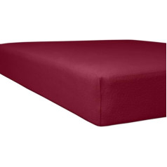 Kneer 8001248 Fleece Soft Flannelette Fitted Sheet Quality 80 120 - 130 x 200 cm Carmine