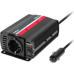 Invertors 12V/230V 150W (F tipa savienotājs :vācu)