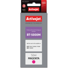 Effiki Activejet ab-5000m tintes pudelīte (aizstājējs brother bt-5000m; supreme; 50 ml; sarkana)