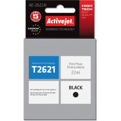 Effiki Activejet ae-2621n tinte (rezerves epson 26 t2621; augstākās kvalitātes; 22 ml; melna)