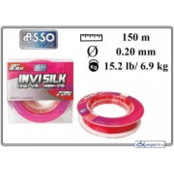 Asso Aukla ASSO Invisilk low-vis 150pink - 020