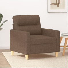 Utsrabfa Sofa Gyvenamasis kraštovaizdis Lounge rinkinys Sofa lova Sofa kėdė Ruda 60 cm audinys Tinka miegamajam, svetainei, valgomajam, biurui