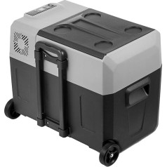 ‎Vevor VEVOR 40L Car Fridge Compressor Cool Box Stainless Steel Holiday Insulated Box Mini Fridge Cool Box Car and Socket