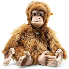 Steiff Alena Orang Utan - 60 cm - rotaļlieta bērniem - plīša rotaļlieta no koka - mīksta un mazgājama - sarkanīgi brūna (064883)