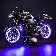 Cooldac LED Light Kit for Lego 42159 Technic Yamaha MT-10 SP, Creative Decorative Lights Set Compatible with Lego 42159 Technic Yamaha MT-10 SP Building Blocks Model, Not Included Lego Set