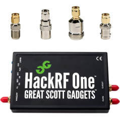 Nooelec HackRF One SDR (Software Defined Radio) un SMA antenas adaptera komplekts