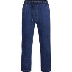 COOFANDY Vīriešu džinsi Taisni džinsi Stretch Slip-On Jeans Stilīgas bikses Elastīga josta ar aukliņu Cargo kabatas vīriešiem