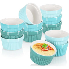 ® Soufflé formas - Crème Brûlée keramikas trauciņi - cepeškrāsns izturīgas formas - deserta trauciņi un pīrāgu formas, piemēram, Ragout Fin