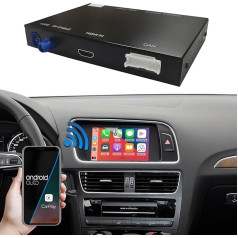 Road Top Wireless Carplay Android priekš Audi A4 A5 A5 S4 S5 RS4 RS5 Q5 2009-2015 ar MMI 3G Sistema ar Apple Carplay Retrofit Kit dekoders, atbalsts Mirrorlink, kamera